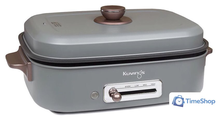 Электрогриль Kuvings KMG-100B (графит) - Изображение №1 — Интернет-магазин Time-Shop
