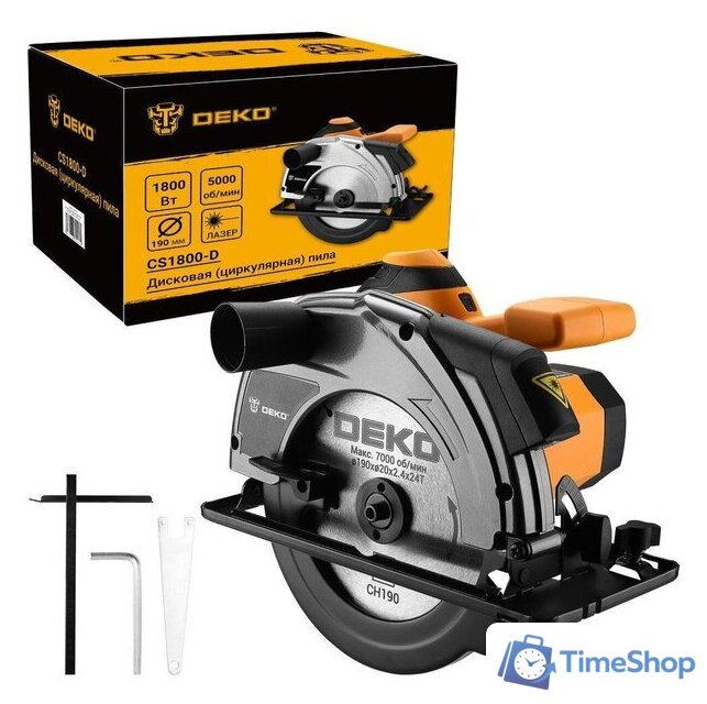 Дисковая (циркулярная) пила Deko CS1800-D 083-1101 - Изображение №1 — Интернет-магазин Time-Shop
