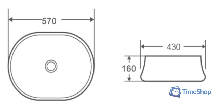 Умывальник WeltWasser Elbach 32100 - Изображение №4 — Интернет-магазин Time-Shop