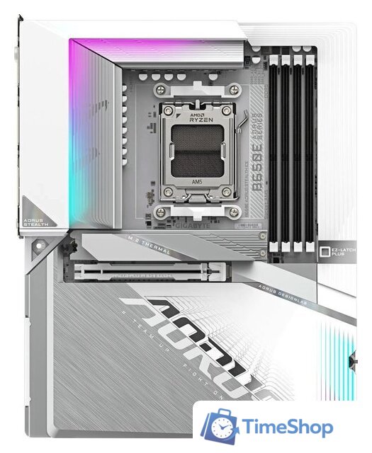 Материнская плата Gigabyte B650E Aorus Stealth Ice - Изображение №1 — Интернет-магазин Time-Shop