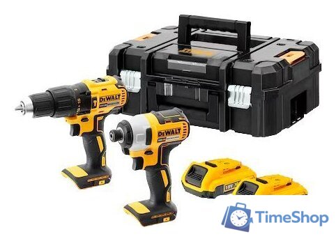  DeWalt DCK2060D2T (шуруповерт, винтоверт, 2 АКБ, кейс) - Изображение №1 — Интернет-магазин Time-Shop