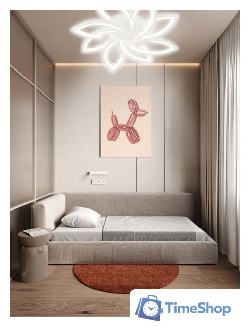 Припотолочная люстра Aitin Pro C9045/4+4 (белый) - Изображение №2 — Интернет-магазин Time-Shop