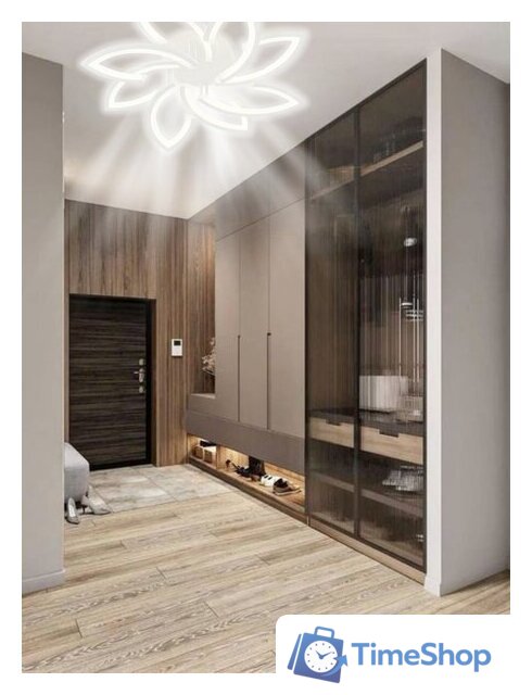 Припотолочная люстра Aitin Pro C9045/4+4 (белый) - Изображение №7 — Интернет-магазин Time-Shop