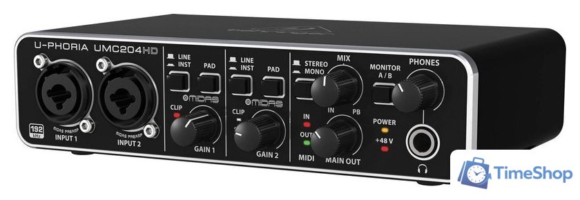  Behringer U-Phoria UMC204HD - Изображение №3 — Интернет-магазин Time-Shop