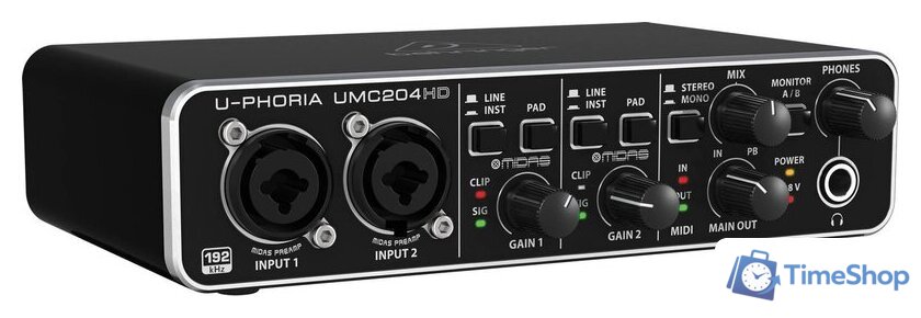  Behringer U-Phoria UMC204HD - Изображение №1 — Интернет-магазин Time-Shop