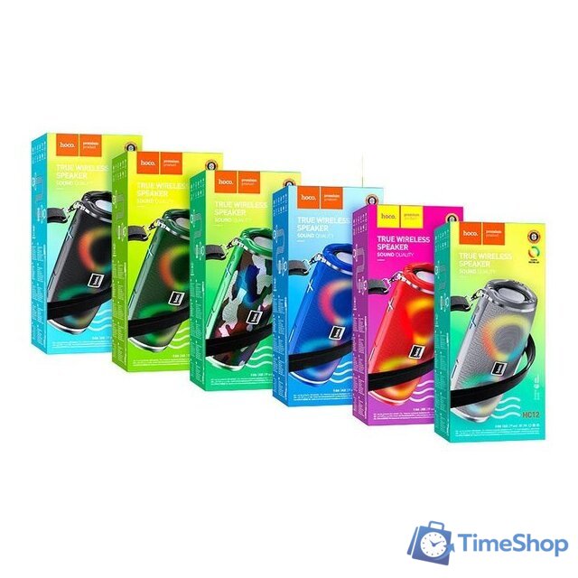 Беспроводная колонка Hoco HC12 (серый) - Изображение №3 — Интернет-магазин Time-Shop