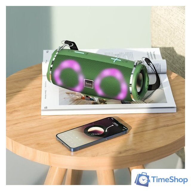 Беспроводная колонка Hoco HC12 (серый) - Изображение №2 — Интернет-магазин Time-Shop