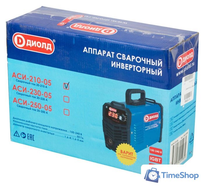 Сварочный инвертор ДИОЛД АСИ 210-05 - Изображение №12 — Интернет-магазин Time-Shop