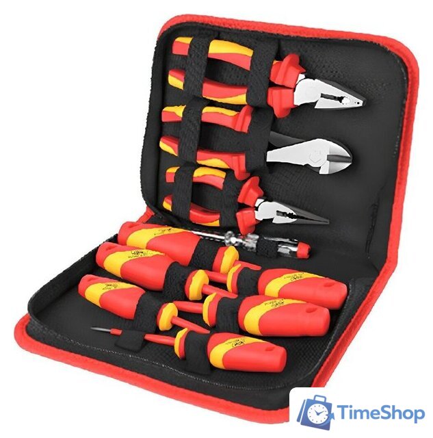 Электромонтажный набор Deli DQ91003 (10 предметов) - Изображение №1 — Интернет-магазин Time-Shop