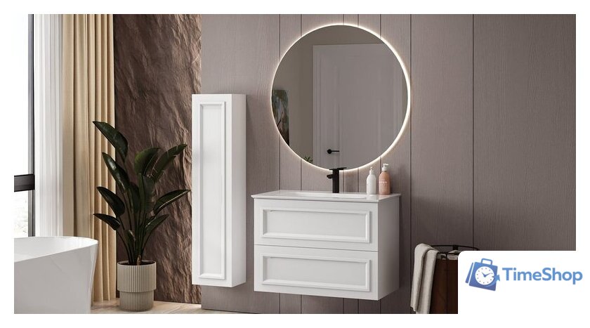  Belux Шкаф-полупенал София ПН 30 (1, белый глянцевый) - Изображение №3 — Интернет-магазин Time-Shop