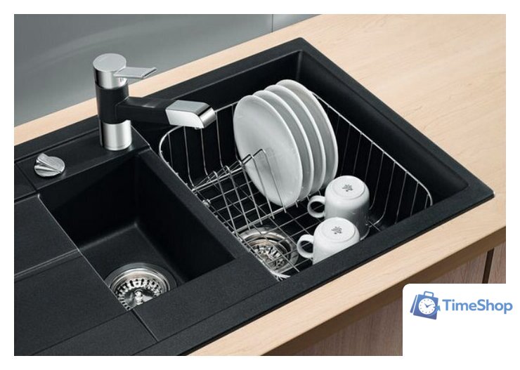 Кухонная мойка Blanco Metra 6 S Compact 513473 (антрацит) - Изображение №4 — Интернет-магазин Time-Shop