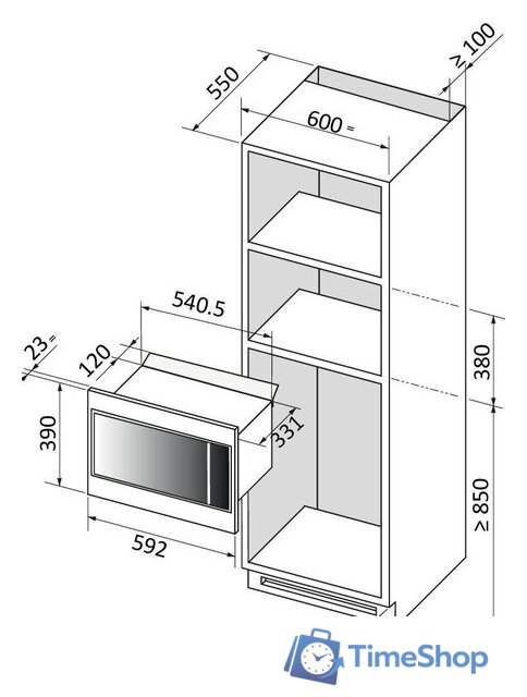 Микроволновая печь Brandt BMS7120WW - Изображение №2 — Интернет-магазин Time-Shop