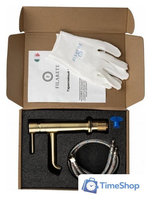 Смеситель Filarete Roun FL5020 (матовое золото) - Изображение №6 — Интернет-магазин Time-Shop