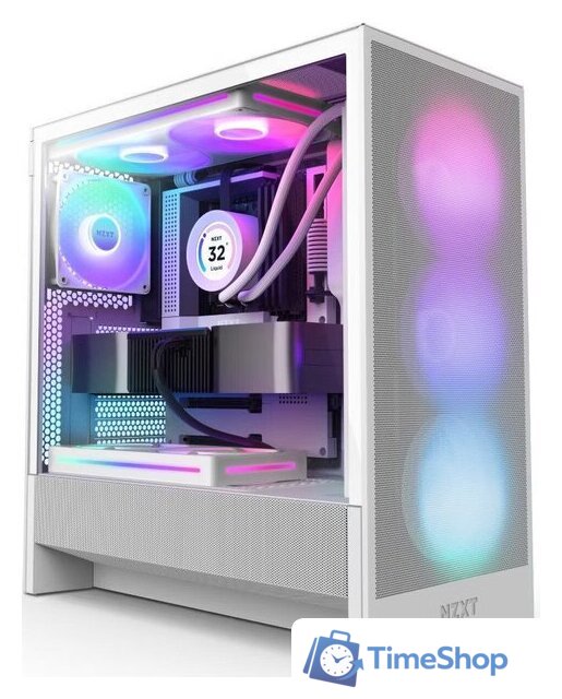 Корпус NZXT H5 Flow RGB 2024 CC-H52FW-R1 - Изображение №1 — Интернет-магазин Time-Shop