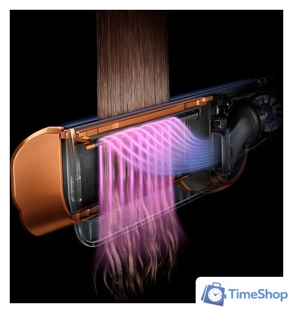 Выпрямитель Dyson Airstrait (евровилка, берлинская лазурь/медный) - Изображение №9 — Интернет-магазин Time-Shop