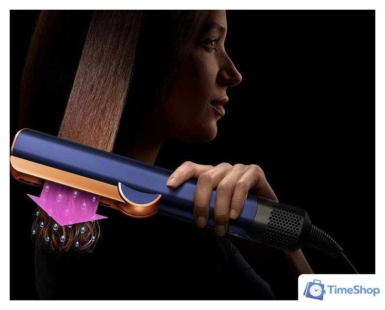 Выпрямитель Dyson Airstrait (евровилка, берлинская лазурь/медный) - Изображение №4 — Интернет-магазин Time-Shop