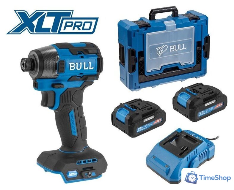 Винтоверт Bull CID 2218 1329954 (с 2-мя АКБ, кейс) - Изображение №1 — Интернет-магазин Time-Shop