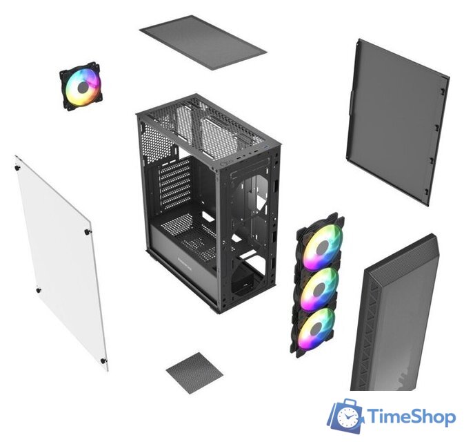 Корпус Powercase Mistral S4B ARGB CMSB-A4 - Изображение №8 — Интернет-магазин Time-Shop