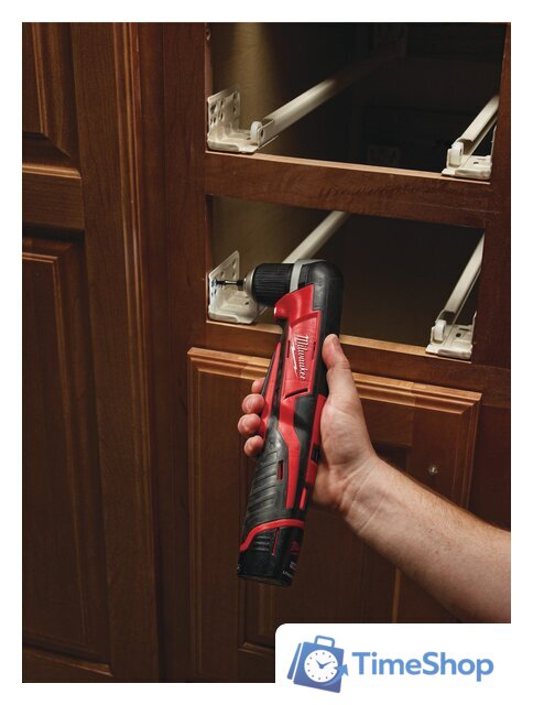 Угловая дрель Milwaukee C12 RAD-202B 4933441215 (с 2-мя АКБ) - Изображение №8 — Интернет-магазин Time-Shop