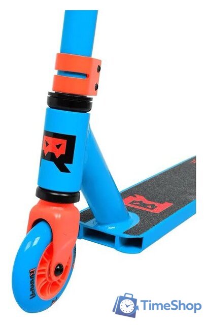 Трюковый самокат Rrampa 180 2021 (синий/оранжевый) - Изображение №3 — Интернет-магазин Time-Shop