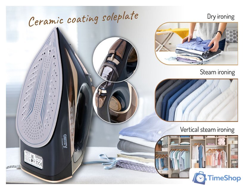 Утюг Camry CR 5036 - Изображение №10 — Интернет-магазин Time-Shop