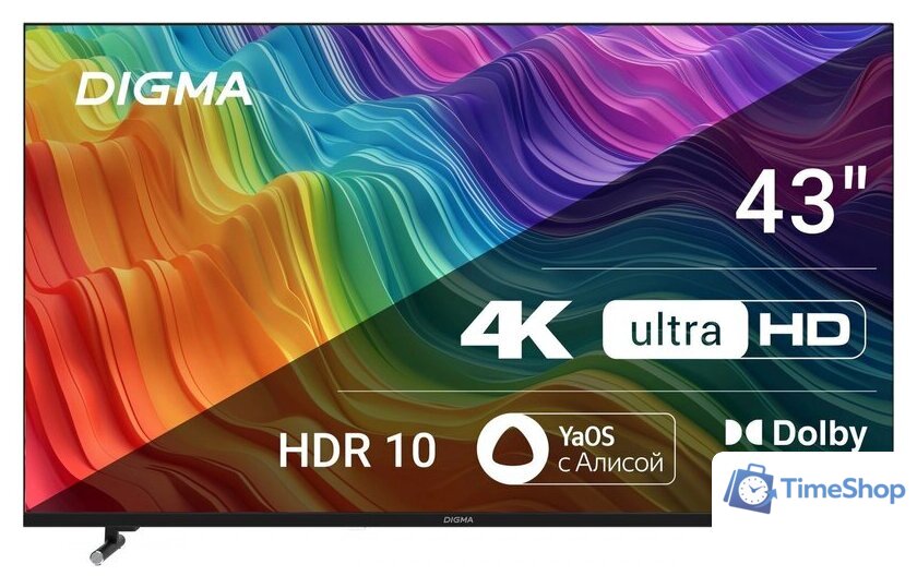 Телевизор Digma DM-LED43UBB33 - Изображение №1 — Интернет-магазин Time-Shop