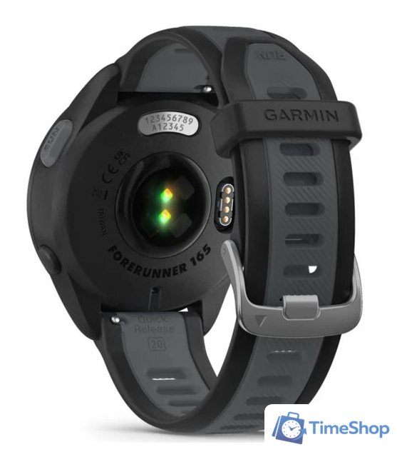 Умные часы Garmin Forerunner 165 (черный/сланцево-серый) - Изображение №6 — Интернет-магазин Time-Shop