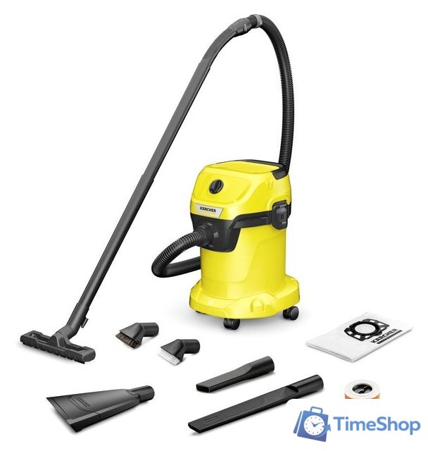 Пылесос Karcher WD 3 V-17/6/20 CAR 1.628-115.0 - Изображение №1 — Интернет-магазин Time-Shop