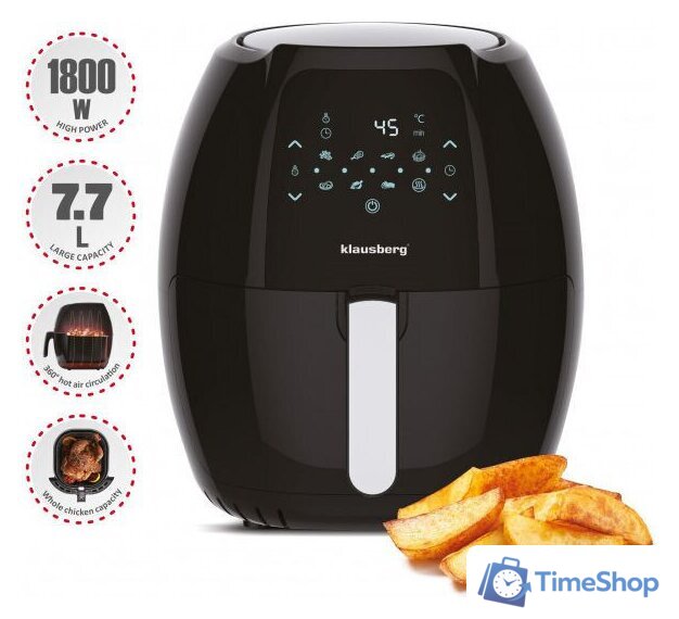 Аэрогриль (аэрофритюрница) Klausberg KB-7495 - Изображение №1 — Интернет-магазин Time-Shop