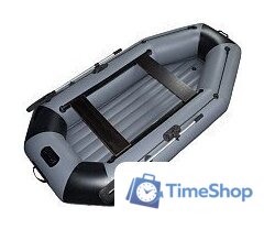 Моторно-гребная лодка Vivax К300Т НДНД (без киля, серый/черный) - Изображение №1 — Интернет-магазин Time-Shop