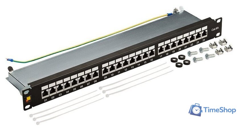 Патч-панель Lanmaster LAN-PPL24S6A - Изображение №1 — Интернет-магазин Time-Shop