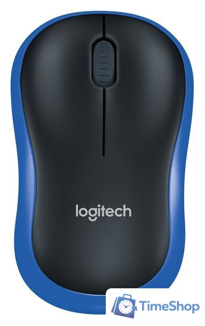 Мышь Logitech M185 (черный/синий) - Изображение №1 — Интернет-магазин Time-Shop