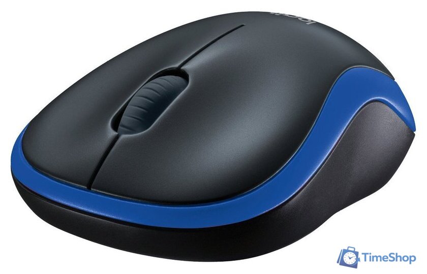 Мышь Logitech M185 (черный/синий) - Изображение №3 — Интернет-магазин Time-Shop