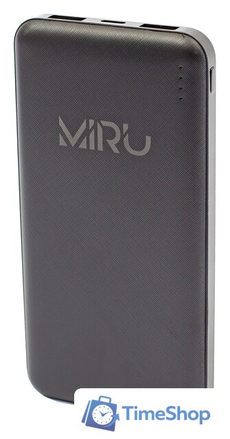 Внешний аккумулятор Miru 3000 (черный) - Изображение №1 — Интернет-магазин Time-Shop