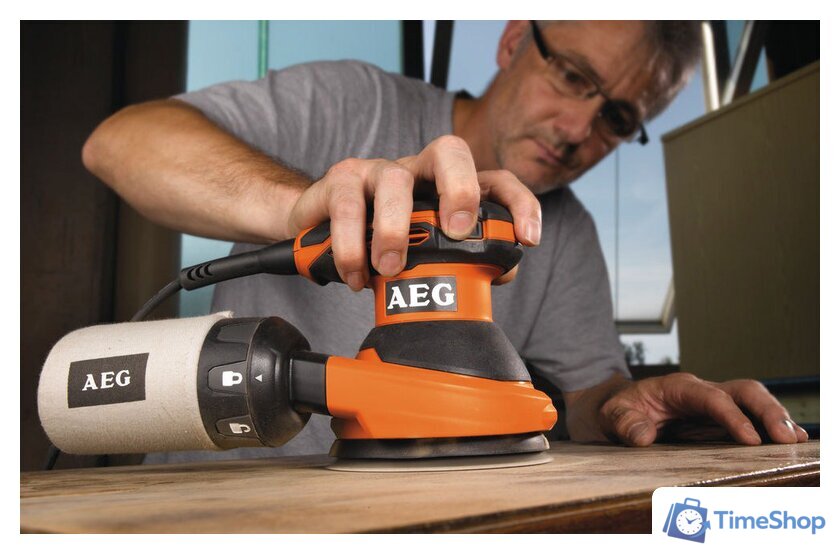 Эксцентриковая шлифмашина AEG Powertools EX 125 ES - Изображение №4 — Интернет-магазин Time-Shop