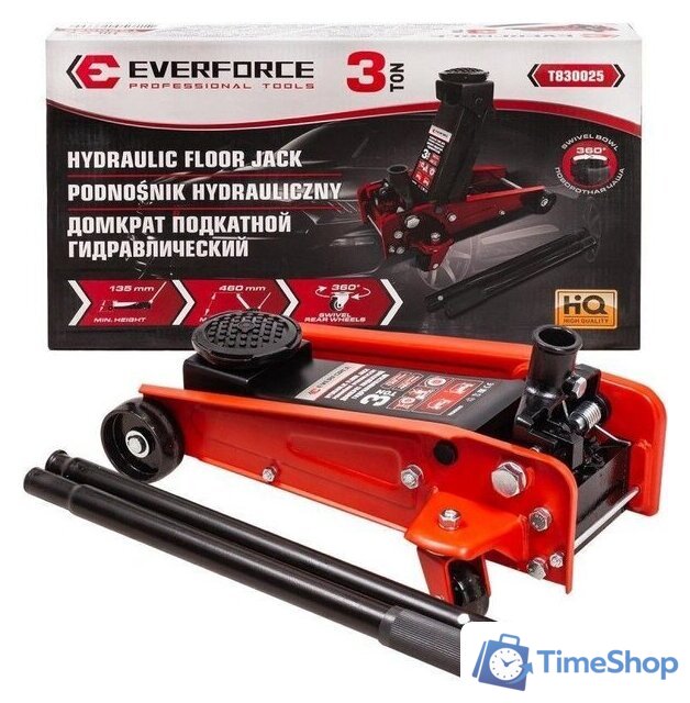 Подкатной домкрат Everforce EF-T830025(61854) - Изображение №1 — Интернет-магазин Time-Shop