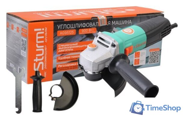 Угловая шлифмашина Sturm AG95125 - Изображение №1 — Интернет-магазин Time-Shop