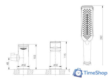 Смеситель Lemark Allegro LM5945CW - Изображение №2 — Интернет-магазин Time-Shop