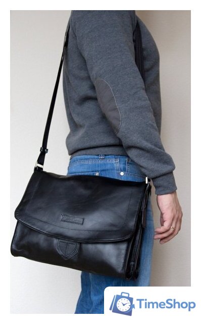 Сумка через плечо Carlo Gattini Classico Albano 5006-01 (черный) - Изображение №7 — Интернет-магазин Time-Shop