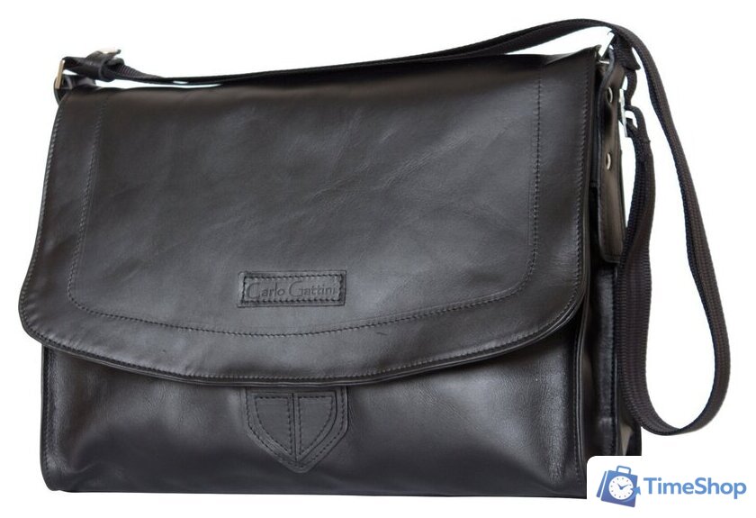 Сумка через плечо Carlo Gattini Classico Albano 5006-01 (черный) - Изображение №1 — Интернет-магазин Time-Shop
