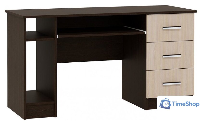 Стол Памир ПКС-4 (венге/дуб белфорт) - Изображение №1 — Интернет-магазин Time-Shop