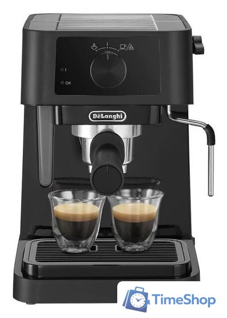 Рожковая кофеварка DeLonghi Stilosa EC235.BK - Изображение №1 — Интернет-магазин Time-Shop