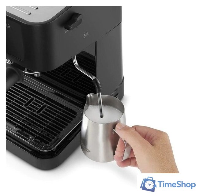 Рожковая кофеварка DeLonghi Stilosa EC235.BK - Изображение №4 — Интернет-магазин Time-Shop