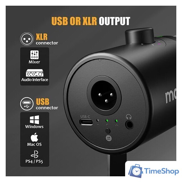 Проводной микрофон Maono PD400X - Изображение №2 — Интернет-магазин Time-Shop