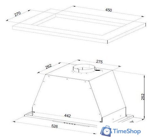 Кухонная вытяжка KUPPERSBERG Slimlux Inlinea 60 X - Изображение №4 — Интернет-магазин Time-Shop