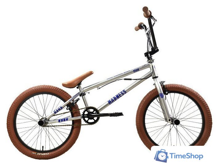 Велосипед Stark Madness BMX 2 2025 (серебристый/фиолетовый/песочный) - Изображение №1 — Интернет-магазин Time-Shop