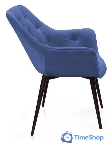 Стул с подлокотниками Ваш день Archi Barkhat 81 (темно-синий) - Изображение №3 — Интернет-магазин Time-Shop