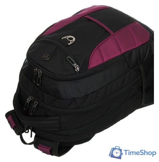 Городской рюкзак Torber Xplor T2371B (черный/бордовый) - Изображение №5 — Интернет-магазин Time-Shop