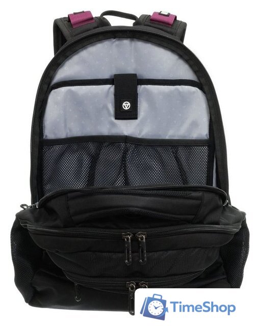 Городской рюкзак Torber Xplor T2371B (черный/бордовый) - Изображение №8 — Интернет-магазин Time-Shop