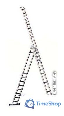 Лестница-стремянка Алюмет трехсекционная универсальная 5314 3x14 - Изображение №1 — Интернет-магазин Time-Shop